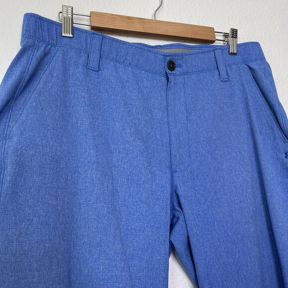 Under Armour Pants 36x32 Blue Loose Straight Golf Outdoors Casual Performance - Picture 1 of 15
